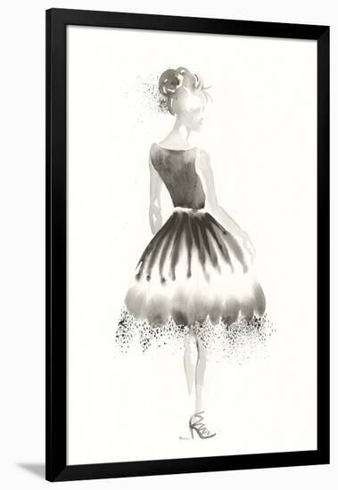 Couture Noir - Tulle-Deborah Pearce-Framed Giclee Print