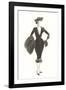 Couture Noir - Twill-Deborah Pearce-Framed Giclee Print