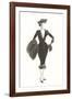 Couture Noir - Twill-Deborah Pearce-Framed Giclee Print