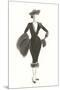 Couture Noir - Twill-Deborah Pearce-Mounted Giclee Print