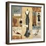 Couture Paris & London I-Veronique-Framed Giclee Print