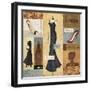 Couture Paris & London II-Veronique-Framed Giclee Print