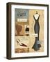 Couture Paris & London III-Veronique-Framed Giclee Print