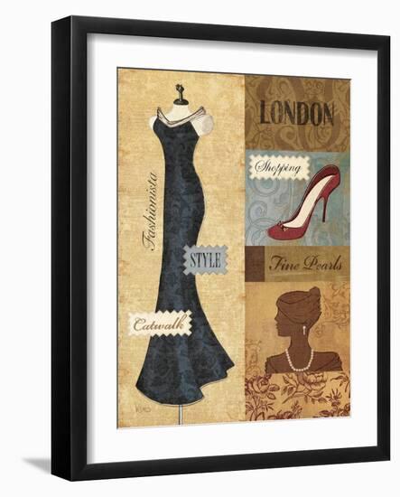 Couture Paris & London IV-Veronique-Framed Giclee Print