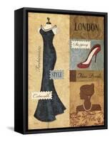 Couture Paris & London IV-Veronique-Framed Stretched Canvas