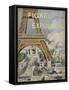 Couverture du "Figaro Exposition", 1889 avec la Tour Eiffel-Charles Garnier-Framed Stretched Canvas