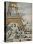 Couverture du "Figaro Exposition", 1889 avec la Tour Eiffel-Charles Garnier-Stretched Canvas