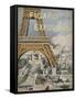 Couverture du "Figaro Exposition", 1889 avec la Tour Eiffel-Charles Garnier-Framed Stretched Canvas