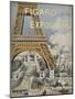 Couverture du "Figaro Exposition", 1889 avec la Tour Eiffel-Charles Garnier-Mounted Giclee Print