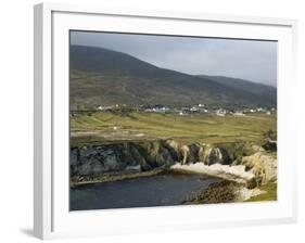 Cove and Village of Ashleam, Achill Island, County Mayo, Connacht, Republic of Ireland-Gary Cook-Framed Photographic Print