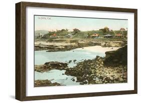 Cove at La Jolla, San Diego, California-null-Framed Art Print