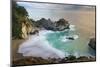 Cove at McWay Falls at sunset, Julia Pfeiffer Park, Big Sur.-Sheila Haddad-Mounted Photographic Print