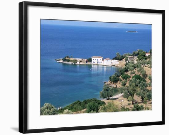 Cove at Tzasteni, Pelion, Greece-R H Productions-Framed Photographic Print