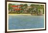 Cove Hotel, Panama City, Florida-null-Framed Art Print