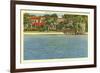 Cove Hotel, Panama City, Florida-null-Framed Art Print