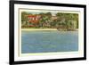 Cove Hotel, Panama City, Florida-null-Framed Art Print