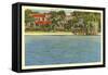 Cove Hotel, Panama City, Florida-null-Framed Stretched Canvas