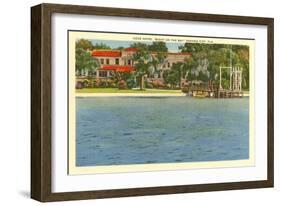 Cove Hotel, Panama City, Florida-null-Framed Art Print