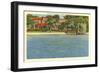 Cove Hotel, Panama City, Florida-null-Framed Art Print