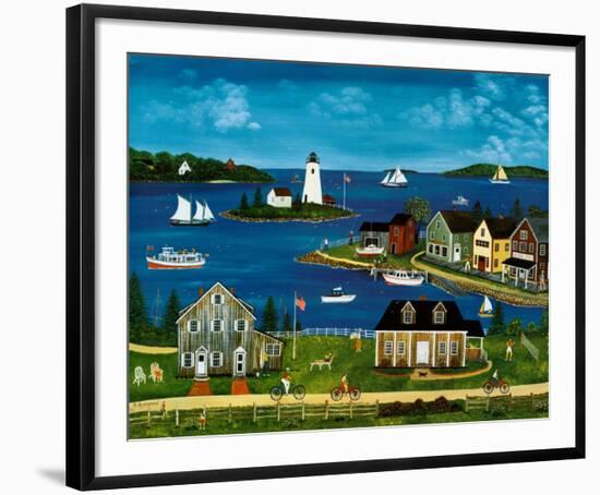 Cove in Summer-Barbara Appleyard-Framed Art Print