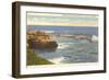 Cove, La Jolla California-null-Framed Art Print