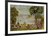 Cove, Maine, c.1907-10-Maurice Brazil Prendergast-Framed Giclee Print