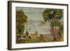 Cove, Maine, c.1907-10-Maurice Brazil Prendergast-Framed Giclee Print