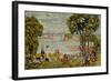 Cove, Maine, c.1907-10-Maurice Brazil Prendergast-Framed Giclee Print