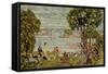 Cove, Maine, c.1907-10-Maurice Brazil Prendergast-Framed Stretched Canvas