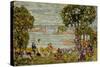 Cove, Maine, c.1907-10-Maurice Brazil Prendergast-Stretched Canvas