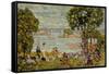 Cove, Maine, c.1907-10-Maurice Brazil Prendergast-Framed Stretched Canvas