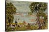 Cove, Maine, c.1907-10-Maurice Brazil Prendergast-Stretched Canvas