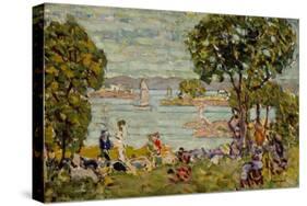 Cove, Maine, c.1907-10-Maurice Brazil Prendergast-Stretched Canvas