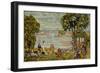 Cove, Maine, c.1907-10-Maurice Brazil Prendergast-Framed Giclee Print