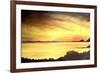 Cove Near Benidorm Spain-Herb Dickinson-Framed Photographic Print