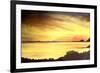 Cove Near Benidorm Spain-Herb Dickinson-Framed Photographic Print