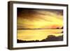 Cove Near Benidorm Spain-Herb Dickinson-Framed Photographic Print