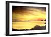 Cove Near Benidorm Spain-Herb Dickinson-Framed Photographic Print