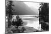 Cove view and camp scene at Lake Wenatchee, WA Photograph - Lake Wenatchee, WA-Lantern Press-Mounted Art Print
