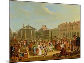 Covent Garden, C.1726 (Oil on Copper)-Pieter Angillis-Mounted Giclee Print