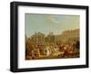 Covent Garden, C.1726 (Oil on Copper)-Pieter Angillis-Framed Giclee Print