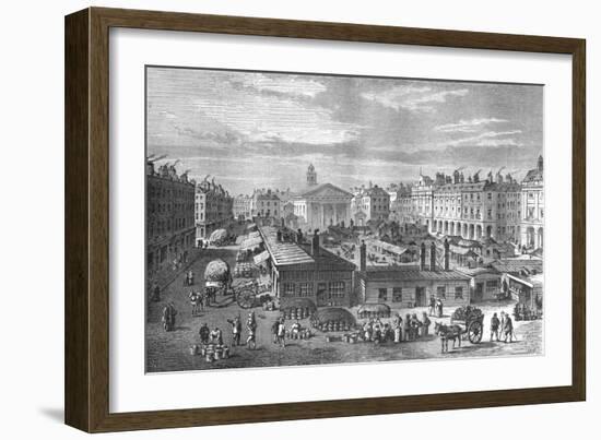 Covent Garden Market, C1820-null-Framed Giclee Print