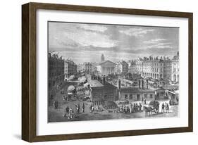 Covent Garden Market, C1820-null-Framed Giclee Print