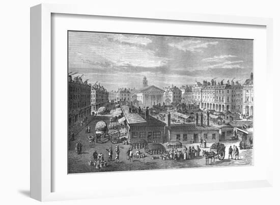 Covent Garden Market, C1820-null-Framed Giclee Print