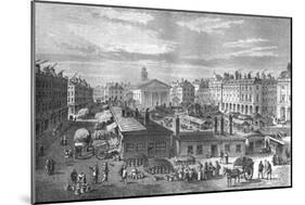 Covent Garden Market, C1820-null-Mounted Giclee Print