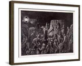 Covent Garden Market-Early Morning, 1872-Gauchard Brunier-Framed Giclee Print