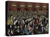 Covent Garden opera house-Gustave Dore-Stretched Canvas