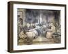 Covent Garden Scene - Women Workers Seated, C1862-1935-Francis William Lawson-Framed Giclee Print