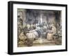 Covent Garden Scene - Women Workers Seated, C1862-1935-Francis William Lawson-Framed Giclee Print