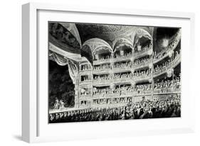 Covent Garden Theatre, 1795-Edward Dayes-Framed Giclee Print